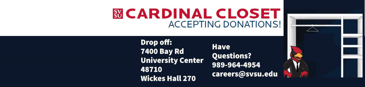 Cardinal Closet Accepting Donations